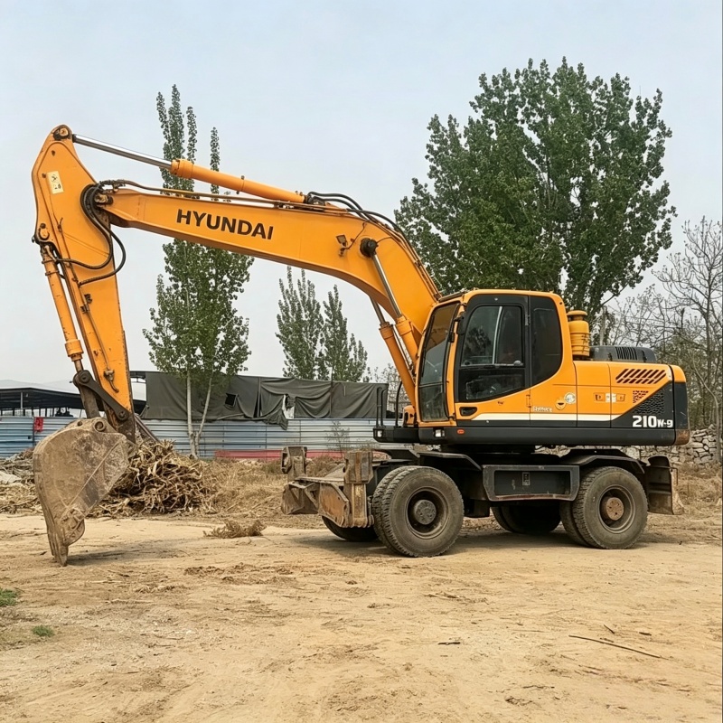 Hyundai 210 Wheeled Excavator image 3