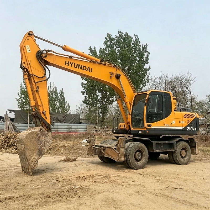 Hyundai 210 Wheeled Excavator image 4